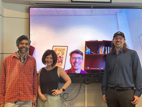 Dr. Ted Alexander and his thesis defense committee